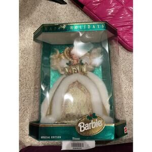 Happy Holidays 1994 Barbie Doll Special Edition-New in box-box misprint error